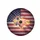 Texas State Outline American Flag - Independence Day Gift for Veterans Spare Tire Cover - 4