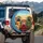 Macaw Parrot Desert Road Trip - Adventure Explorer Gift Spare Tire Cover - 3
