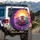 Energetic Otters Retro Sunglasses Celebration - Adventure Lover Gift Spare Tire Cover - 3