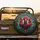 Majestic Red Birds Golden Chains Jungle Foliage - Wildlife Lover Gift Spare Tire Cover - 2