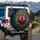 Majestic Red Birds Golden Chains Jungle Foliage - Wildlife Lover Gift Spare Tire Cover - 3