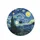 Flame Cypress Tree Swirling Moon Star Village Hills - Cosmic Night Sky Home Decor Gift for Space Lover Spare Tire Cover - 4