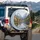 Mountain Lake Vista Snow Capped Peaks Autumn Foliage - Nature Lover Gift Spare Tire Cover - 3