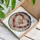Cute Smiling Angel Wings Pink Red Roses Heart Outline Love - Mother's Day Home Decor Gift for Her Stained Glass Suncatcher - 3