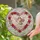 Cute Smiling Angel Wings Pink Red Roses Heart Outline Love - Mother's Day Home Decor Gift for Her Stained Glass Suncatcher - 2