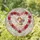 Cute Smiling Angel Wings Pink Red Roses Heart Outline Love - Mother's Day Home Decor Gift for Her Stained Glass Suncatcher - 1