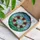 Floral Wreath Butterflies - Home Decor Gift for Garden Lover Stained Glass Suncatcher - 3