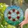 Floral Wreath Butterflies - Home Decor Gift for Garden Lover Stained Glass Suncatcher - 2