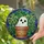 White Ghost Terracotta Pot Monstera Leaves - Home Decor Gift for Ghost Lover Stained Glass Suncatcher - 2
