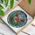 European Robin Red Poppies Golden Wheat Forget-Me-Nots - Home Decor Wildlife Lover Gift Stained Glass Suncatcher - 3