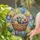 Easter Basket Eggs Blooming Flowers - Easter Gift Spring Decor Stained Glass Suncatcher - 2