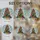 Golden Scroll Christmas Tree Red Poinsettias Baubles - Christmas Gift Stained Glass Suncatcher - 4