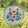 Butterfly Iridescent Wings Purple Pink Bloom - Home Decor Gift for Wildlife Lover Stained Glass Suncatcher - 1