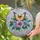Butterfly Iridescent Wings Purple Pink Bloom - Home Decor Gift for Wildlife Lover Stained Glass Suncatcher - 2