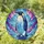 Majestic Upright Penguin Ice Shards Water Aurora - Luminous Wildlife Home Decor Gift Stained Glass Suncatcher - 1