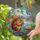 Squirrel Butterfly Lake Mountain Town - Home Decor Gift for Wildlife Lover Stained Glass Suncatcher - 2