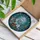 White Wolf Dreamcatcher Celestial Mosaic - Wildlife Lover Home Decor Gift Stained Glass Suncatcher - 3