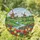 Dutch Windmills Tulip Garden River Scene - Home Decor Gift for Garden Lover Stained Glass Suncatcher - 1