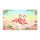 Pink Flamingos Peonies Chrysanthemums Tropical Leaves Tropical Home Decor Bird Lover Gift Doormat - 3