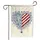 Floral Heart M American Flag Stripes Stars - Independence Day Home Decor Gift Garden Flag - 3