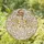 Intertwined Dancing Cherubs Ribbon Torch Radiant Starbursts - Home Decor Gift Stained Glass Suncatcher - 1