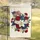 Patriotic Floral Arrangement Lily Rose Hydrangea American Flag M Vase - Home Decor Garden Flag - 5