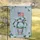 Chinoiserie Ginger Jar Initial M American Flag - Independence Day Celebration Garden Flag - 5