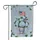 Chinoiserie Ginger Jar Initial M American Flag - Independence Day Celebration Garden Flag - 3