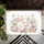 Fluffy White Easter Bunny, Pastel Eggs, Spring Flowers, Butterflies - Easter Home Decor Gift Doormat - 6