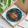 Snare Drum Rose Cluster with Drumstick - Home Decor Gift for Drummers, Musicians, Music Lovers Stained Glass Suncatcher - 3