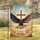 Bald Eagle American Flag Cross 1776-2026 - USA 250th Anniversary Garden Flag - 1