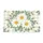 White Daisy Blooms Eucalyptus Leaves Plaid - Farmhouse Home Decor Gift Doormat - 3