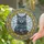 British Shorthair Cat Golden Filigree - Cat Lover Home Decor Gift Stained Glass Suncatcher - 2