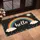 Arcing Rainbow Hello Text Clouds Sun Floral Border - Home Decor Gift Doormat - 4