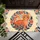 Ginger Orange Cat Red Berry Flower Leaf Branches - Home Entryway Decor for Cat Lover Doormat - 6