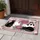Black White Polka Dot Cats Rose Daisy Wildflower - Home Decor Gift for Cat Lover Doormat - 5