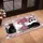 Black White Polka Dot Cats Rose Daisy Wildflower - Home Decor Gift for Cat Lover Doormat - 4