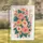 Word Foot Coral Peach Orange Blossoms Teal Green Foliage Reddish Dots - Home Decor Gift Garden Flag - 1