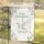 White Dove Olive Branch Floral 'FUND Communities NOT WAR' - Peace Advocate Home Decor Gift Garden Flag - 5