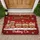 Gingerbread Train Christmas Treats - Christmas Holiday Decor Doormat - 1