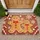 Iced Gingerbread Men Snowflakes Candy Canes Round Candies - Christmas Holiday Home Decor Gift Doormat - 1