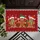 Gingerbread Men Snowflakes Holly Candy Canes Frosting Swirls - Christmas Gift Doormat - 6