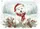 Fluffy White Puppy Santa Hat Plaid Scarf Evergreen - Christmas Gift for Puppy Lover Doormat - 7