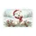 Fluffy White Puppy Santa Hat Plaid Scarf Evergreen - Christmas Gift for Puppy Lover Doormat - 3