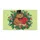 Brown Bear Top Hat Red Heart Botanical - Spring Home Decor Gift for Bear Lover Doormat - 3