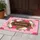 Ornate Welcome Plaque Rose Peony Bloom - New Home Decor Gift Doormat - 5
