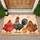 Cartoon Farm Birds Farmhouse Decor Gift for Farm Lover Doormat - 1