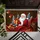 Smiling Santa Claus Christmas Gifts Red Ribbon - Holiday Home Decor Gift Doormat - 6
