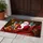 Smiling Santa Claus Christmas Gifts Red Ribbon - Holiday Home Decor Gift Doormat - 5