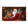 Smiling Santa Claus Christmas Gifts Red Ribbon - Holiday Home Decor Gift Doormat - 3